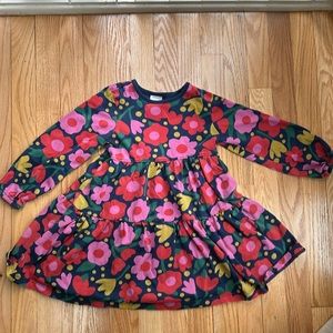 Hanna Andersson Toddler Size 4T Tiered dress